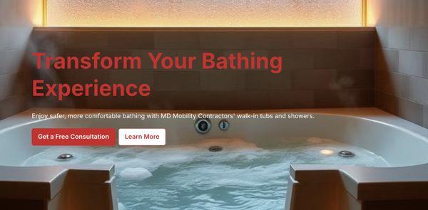 Contact Us Today!
If you're ready to transform your bathroom with a walk-in tub or shower!