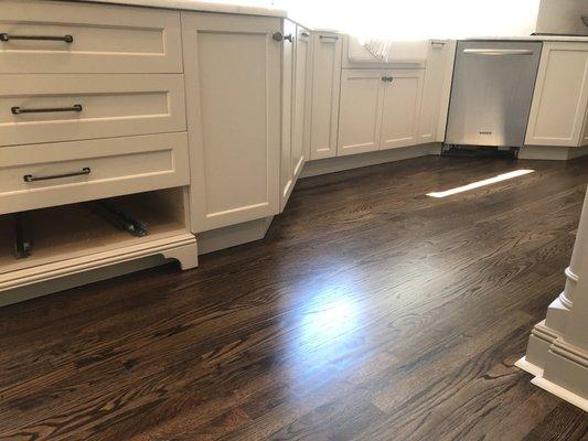 Jacobean refinished floors