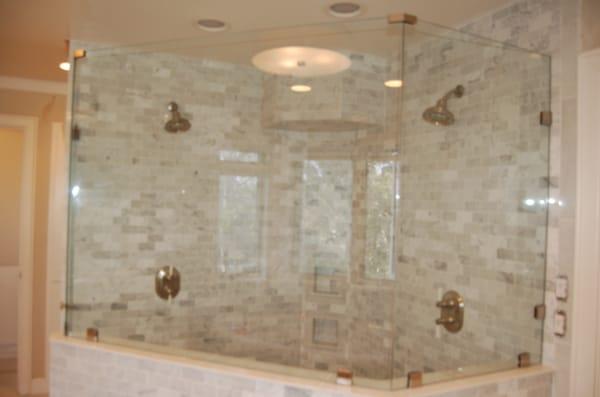 Frameless Shower