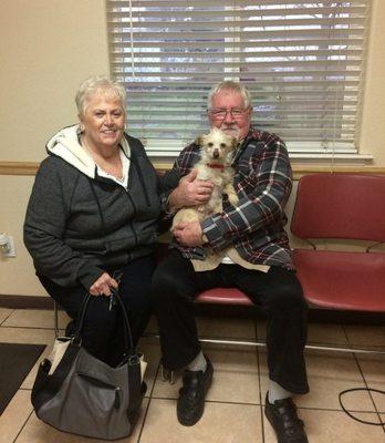 Congratulations to Jitterbug. Have a great life doggie!