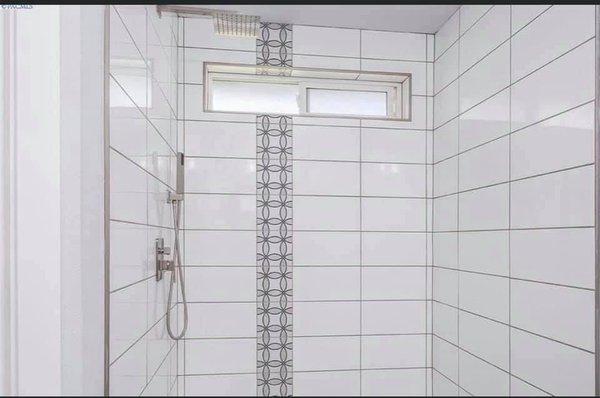 Build stand up shower with tile