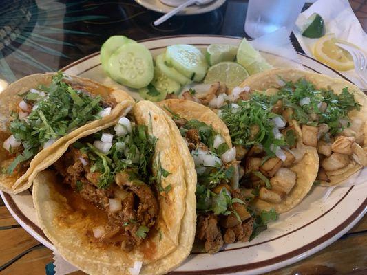 Al pastor / Fish tacos (Tilapia)