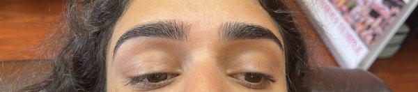 Eyebrow threading