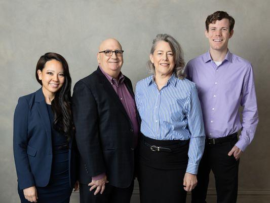 Dr. Raquel Sugino, Dr. Robert Bondi, Dr. Laurel Bondi, Dr. John Paul Sevcik