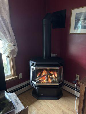 New fireplace up & running