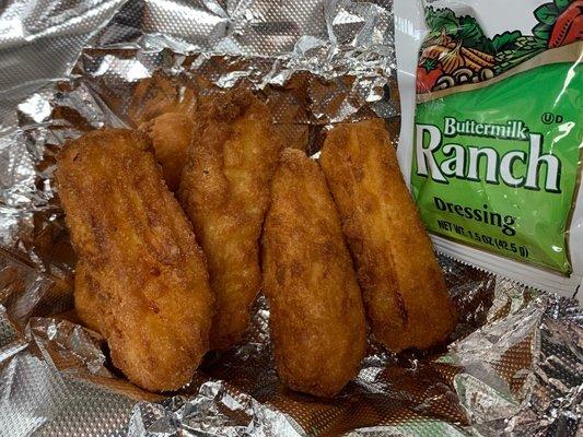 Mozzarella Cheese Sticks with Ranch