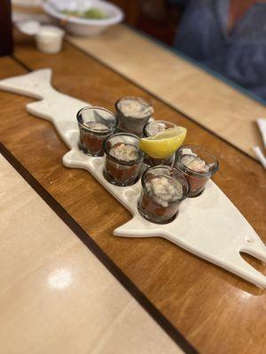 Oyster shooters