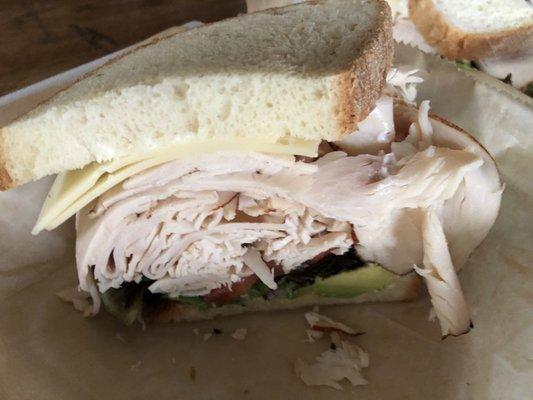 Turkey Avocado sandwich