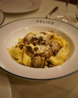 Pappardelle con Salsiccia