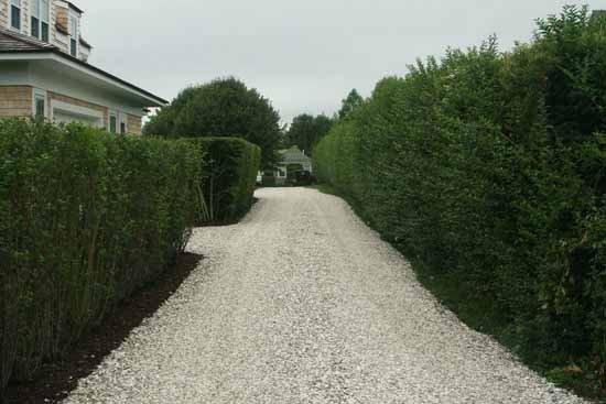 Shell Driveway, Marshfield, Massachusetts, Landscaping By J. Michael