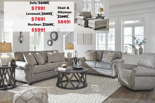 Ashley 487 Sofa Set