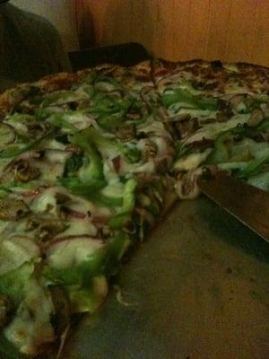 It's Ok To Be Green pizza