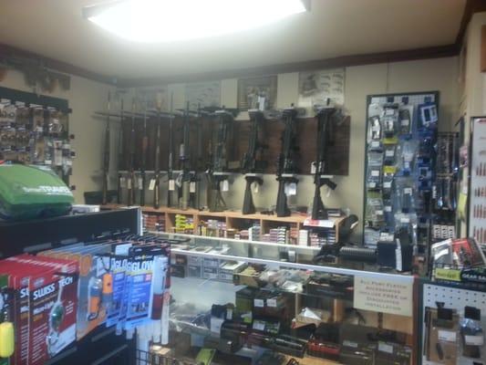 Rifles, hand guns and ammo, oh my!