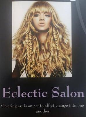 Eclectic Hair Salon La!!! We specialize in Hair Extensions, cuts, color, highlights, lowlights, and much more!