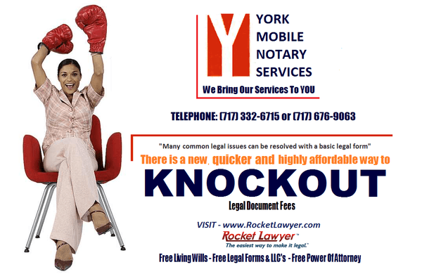 York Mobile Notary Services Plus, York, Pa. (717)332-6715