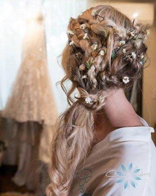 Amazing bridal style by Emily at the First Street location of Nuovo Salons in Sarasota, FL.