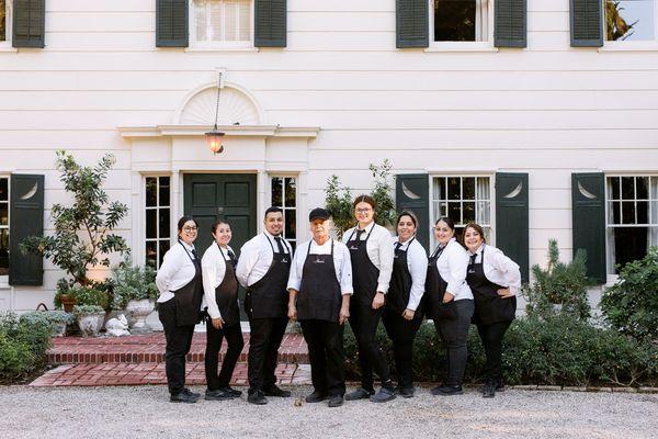 The incredible Henri's Team! Image captured by our photographers with Anna Delores