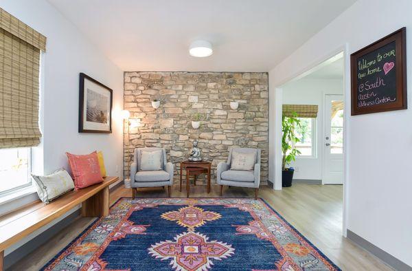 Our interior lobby and waiting area of our Functional Medicine clinic