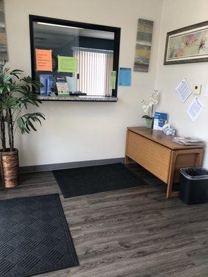 Front office/waiting area! Very clean and tidy!