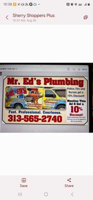 Mr Ed's Sewer Cleaning Service