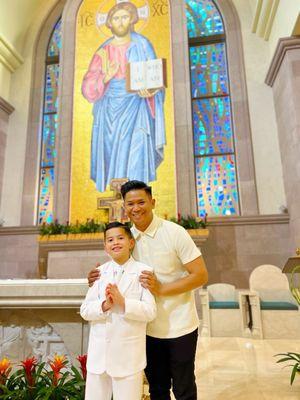 God son Liam's First Holy Communion 5/18/2024