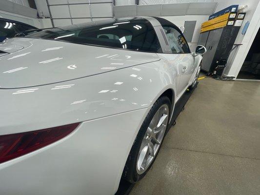 Beautifully wrapped and tinted 911 Targa