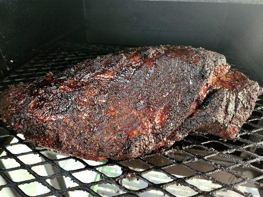 Certified Angus Brisket slow smoked over Pecan wood