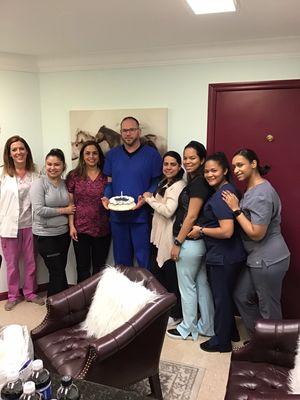 Happy workforce happy patients. Happy birthday to our X-Ray Tech, Alexis Conde