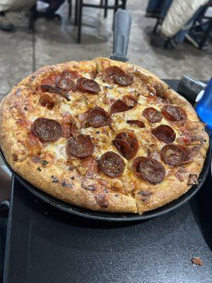 Old world pepperoni pizza!