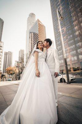 Engagement Shoot in Downtown Los Angeles