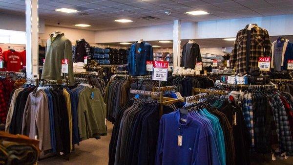 Fantastic Men's & Boy's Apparel Department