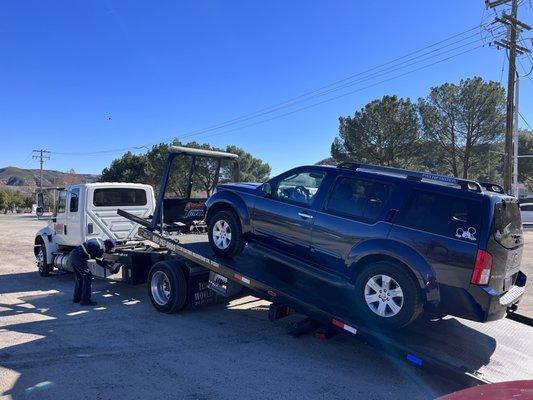 Vehicle on the way to SCV Auto Repair