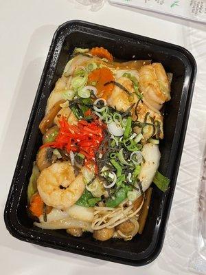 Yaki Udong with Shrimp