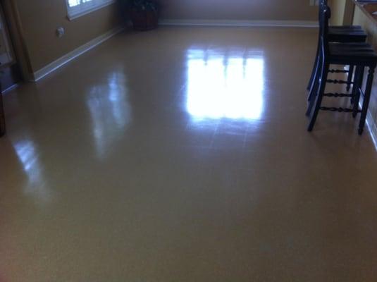 this is a vinyl tile installation we did for an assisted living facility in tampa fl