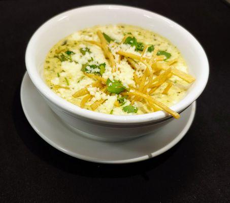 Roasted Poblano Soup