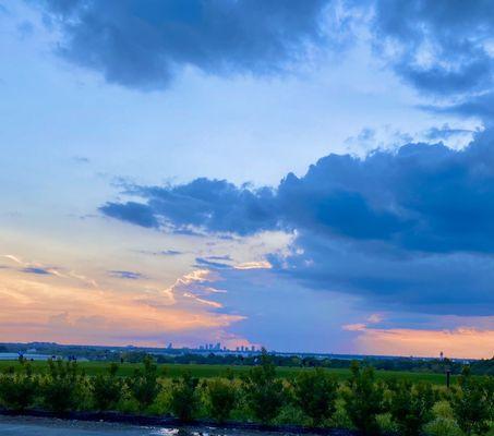 Gorgeous view from the patio