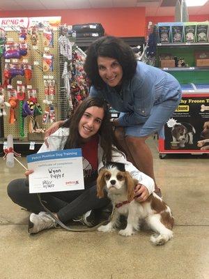 Wynn graduates Puppy Training I