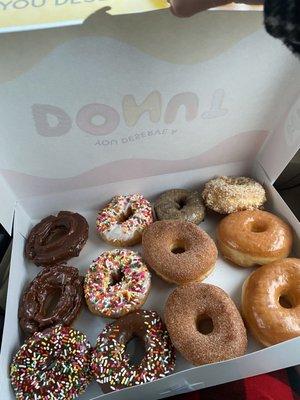 Dozen donuts