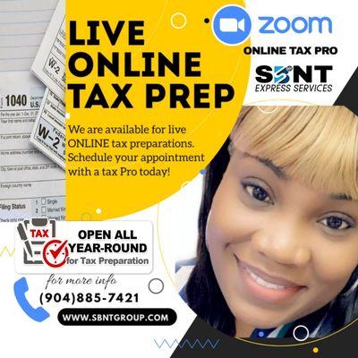 Year-round tax preparation services at SBNT.