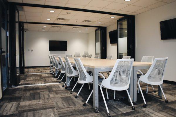 Board room equipped with state of the art conference technology