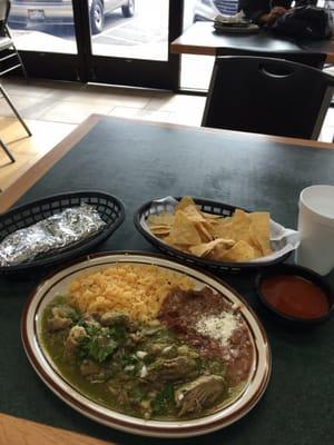 Chile verde plate