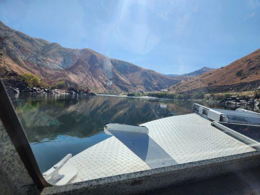 Snake River headed back up into Hells Canyon