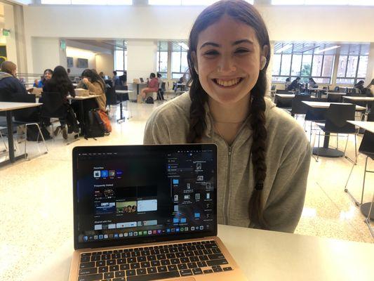 Busy at school,  No worries  We come to you!   This is one of client Gracie at the EMU building at UO.