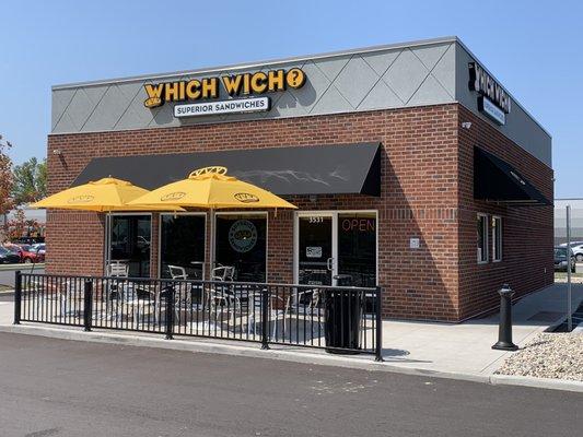 The outside of Which Wich.