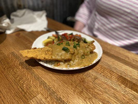 Zydeco Catfish with Seasonal Veggies