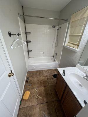 Before- Guest Bathroom