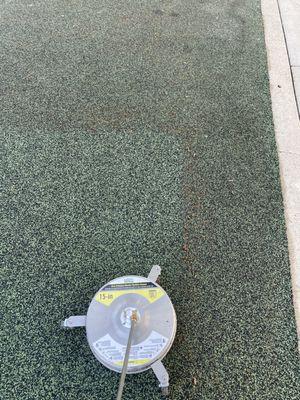 Playground pressure washing