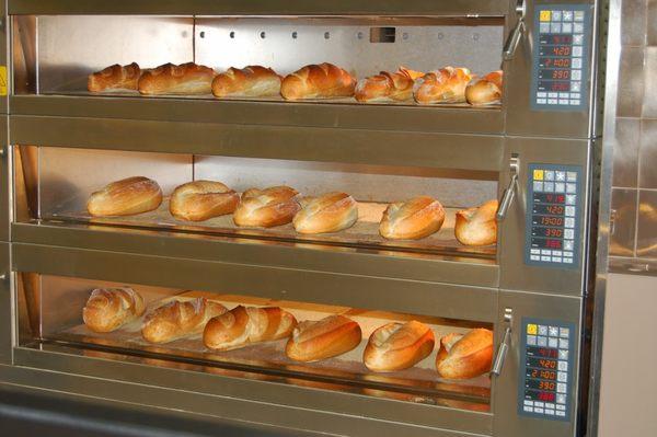 Stone Hearth breads baking away!