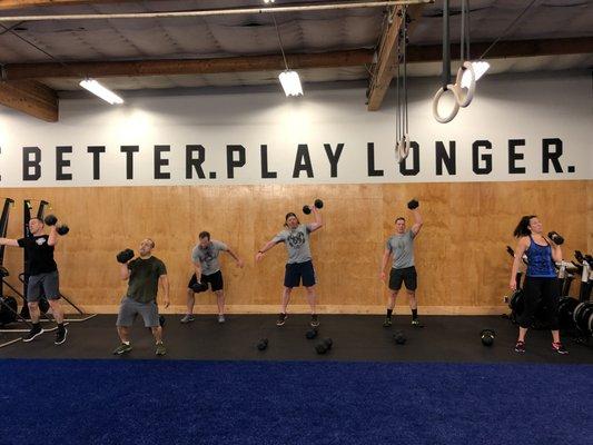 saturday sweat class! A great 30 minute conditioning class!