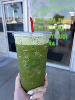 Matcha sugarcane